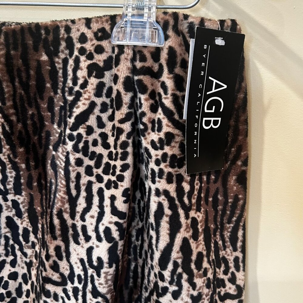 AGB Byer California A-Line Animal print Skirt